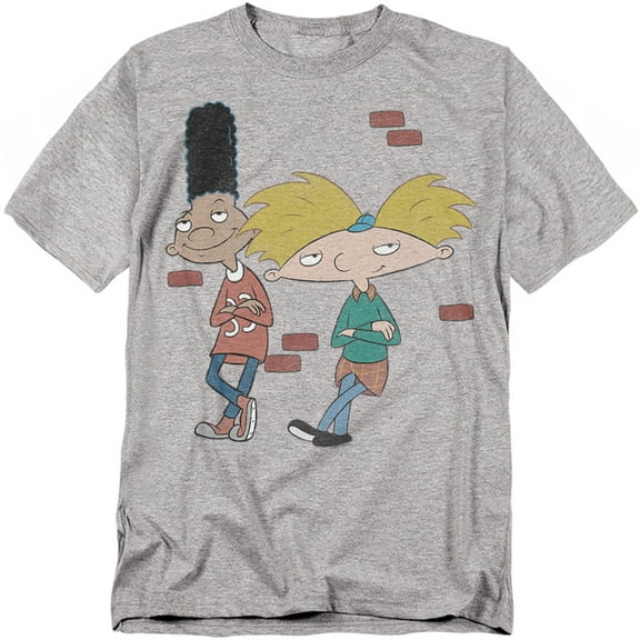 Hey Arnold T-Shirt Arnold And Gerald Leaning Unisex Graphic Tee for Men & Women