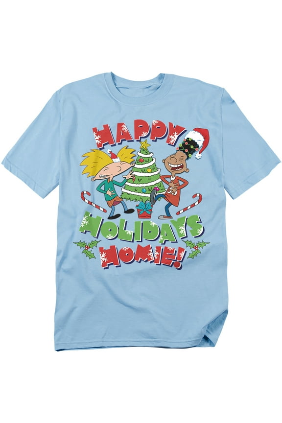 T-Shirt Happy Holidays Homie! Arnold And Gerald Christmas Unisex Graphic Tee For Men & Women