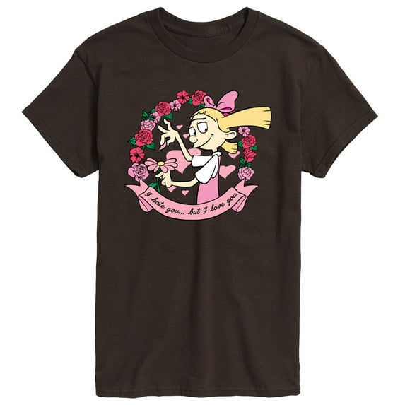 Hey Arnold! - Valentine's I Love You - Men's Short Sleeve Graphic T-Shirt
