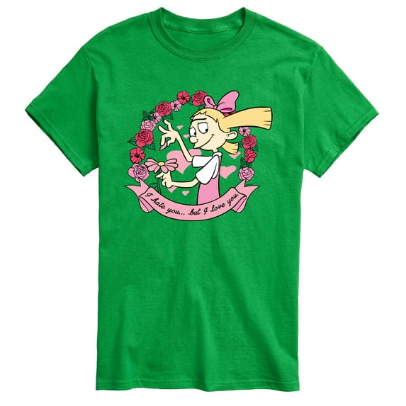Hey Arnold! - Valentine's I Love You - Men's Short Sleeve Graphic T-Shirt