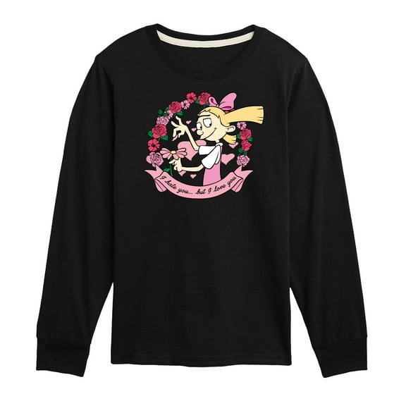 Hey Arnold! - Valentine's I Love You - Toddler And Youth Long Sleeve Graphic T-Shirt