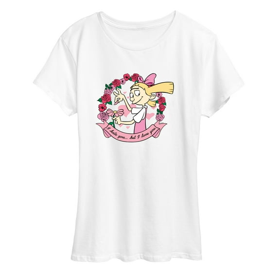 Hey Arnold! - Valentine's I Love You - Women's Short Sleeve Graphic T-Shirt