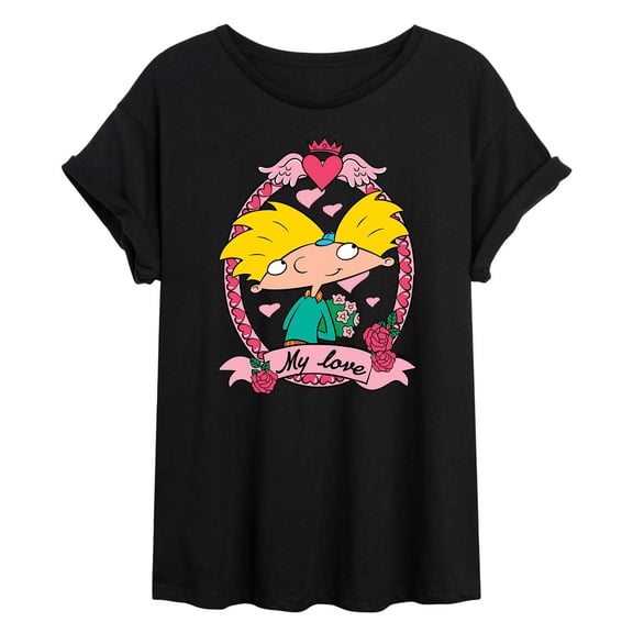 Hey Arnold! - Valentine's My Love - Women's Oversized T-Shirt