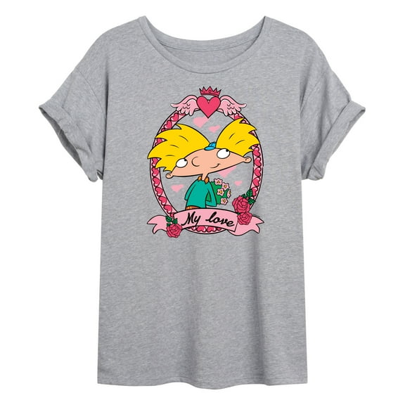 Hey Arnold! - Valentine's My Love - Women's Oversized T-Shirt