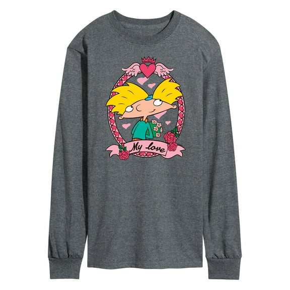 Hey Arnold! - Valentine's My Love - Men's Long Sleeve T-Shirt