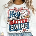 thumbnail image 1 of Hey Batter Batter Swing , Softball Mom T-Shirt, Retro Baseball Shirt, Game Day Printable File Unisex S-5XL Hot Trending Shirt, Vintage Birthday Gift, 1 of 3