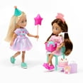 thumbnail interactive-video image 1 of Hey Bestie Emma & Camila 19 Piece Set of 2 (5.5-inch) Small Birthday Dolls with Play Food, Kids Ages 3+, 1 of 12