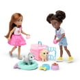 thumbnail image 1 of Hey Bestie Isa & Evie 18 Piece Set of 2 (5.5-inch) Mini Dolls with Toy Dogs & Pet Accessories, Kids Ages 3 & Up, 1 of 10