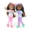 thumbnail image 1 of Hey Bestie Mia & Zoe Slumber Party Set of 2 (5.5-inch) Bendable Dolls, Brown Hair & Blue Eyes, Ages 3 & Up, 1 of 10