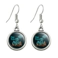 thumbnail image 1 of Hey Boo Victorian Headless Ghost Woman Novelty Dangling Drop Charm Earrings, 1 of 3