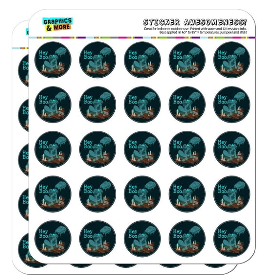 Hey Boo Victorian Headless Ghost Woman Planner Calendar Scrapbooking Crafting Stickers