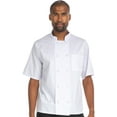 thumbnail image 1 of Hey Chef Unisex 10-Button Short Sleeve Chef Coat with Mesh Back, 1 of 6