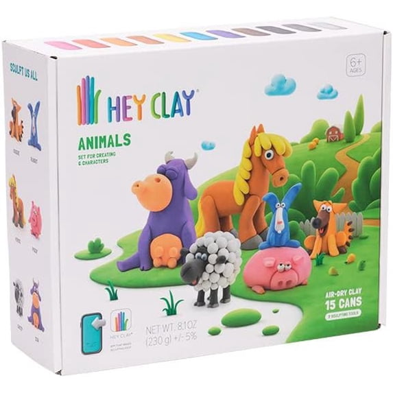 Hey Clay Animals Art Kit