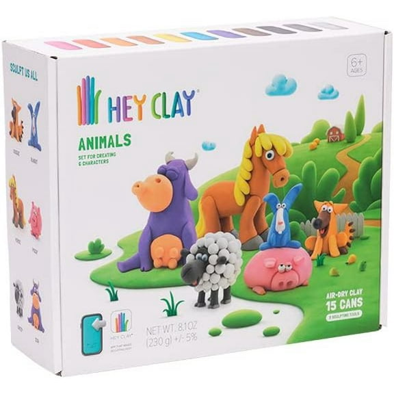 Hey Clay Animals Art Kit