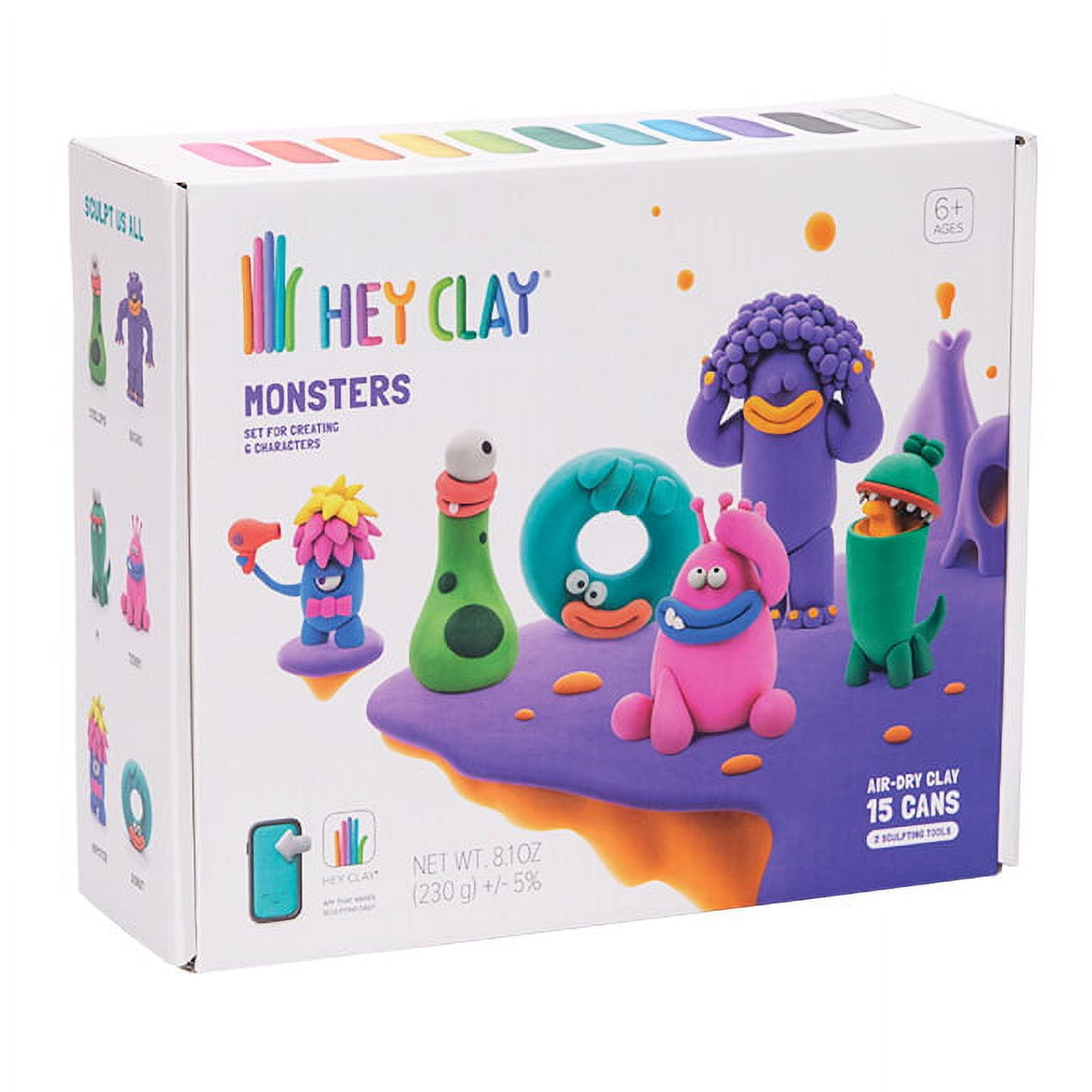 modeling clay monsters