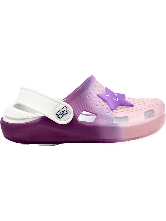 Kids Toddler Unisex Ombre Water Shoes Slipper Sandals with Smiley Star Charm