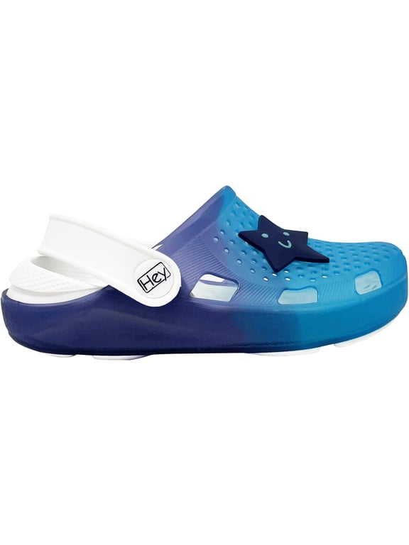 Kids Toddler Unisex Ombre Water Shoes Slipper Sandals with Smiley Star Charm