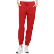 Hey Collection Scrubs Joggers Mid-Rise 4-Way Stretch Medical Scrub Joggers Pants with Four Pockets
