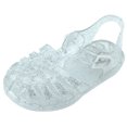 thumbnail image 1 of Hey Collection Toddler Kids Jelly Water Shoe Sandal Flats with Buckle, Available in Six Colors, 1 of 1