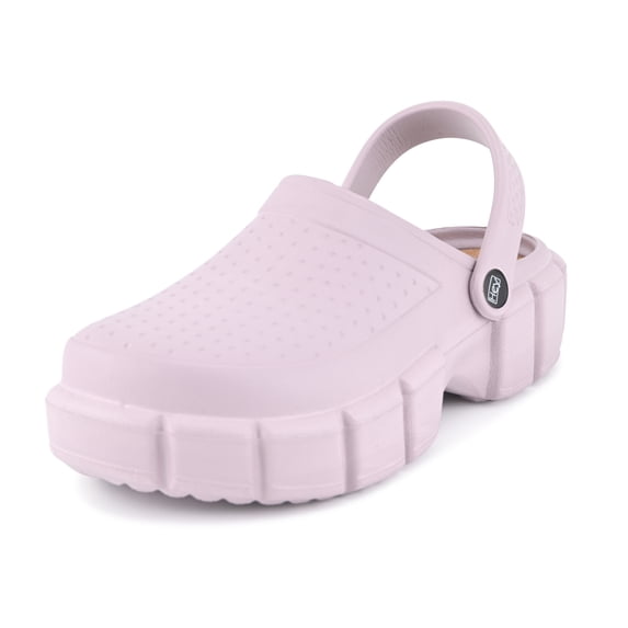 Hey Collection Women’s Platform Clogs - Lightweight Comfort Garden Shoes with Thick Lug Sole, Breathable Perforated Arch Support Mules for Indoor & Outdoor Wear