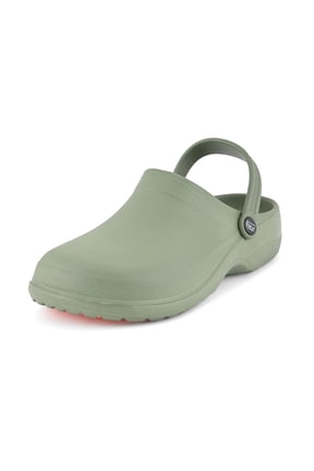 Women’s Professional Work Clogs - Slip Resistant Lightweight Nursing Shoes, Water Resistant Comfort Mules with Arch Support for Food Service, Hospital & Garden Wear