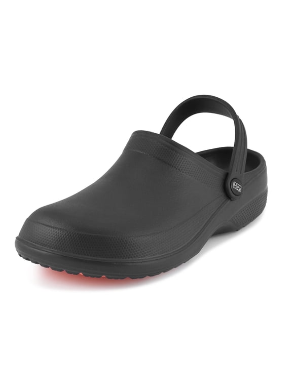 Women’s Professional Work Clogs - Slip Resistant Lightweight Nursing Shoes, Water Resistant Comfort Mules with Arch Support for Food Service, Hospital & Garden Wear