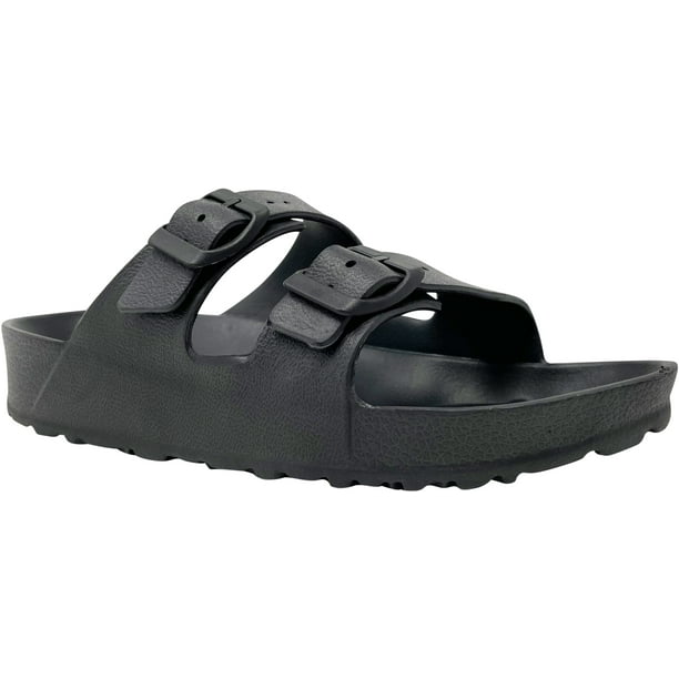 Double Buckle Slide Sandals Lightweight EVA Adjustable Straps Women main image 2