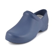Hey Collection Women's Slip-Resistant Professional Clogs – Comfortable Non-Slip Work Shoes for Nurses, Restaurant, Kitchen & Gardening, Slip-On Clog
