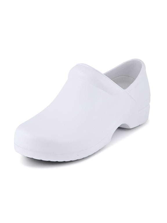 Women's Slip-Resistant Professional Clogs – Comfortable Non-Slip Work Shoes for Nurses, Restaurant, Kitchen & Gardening, Slip-On Clog