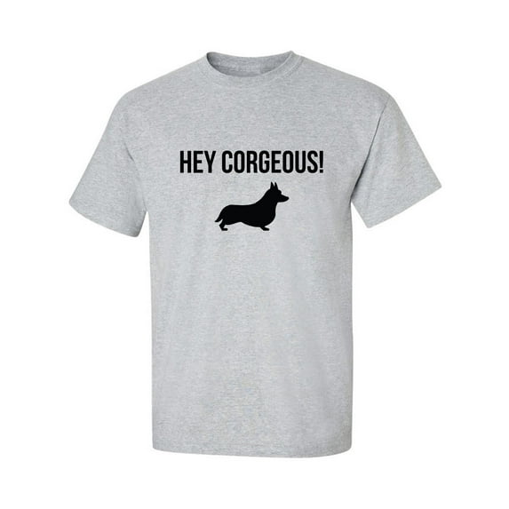 Hey Corgeous! Adult Short Sleeve T-shirt