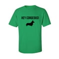 thumbnail image 1 of Hey Corgeous! Adult Short Sleeve T-shirt, 1 of 4