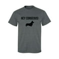 thumbnail image 1 of Hey Corgeous! Adult Short Sleeve T-shirt, 1 of 4