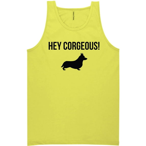 Hey Corgeous! Neon Tank Top