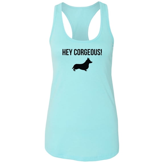 Hey Corgeous! Racerback Tank