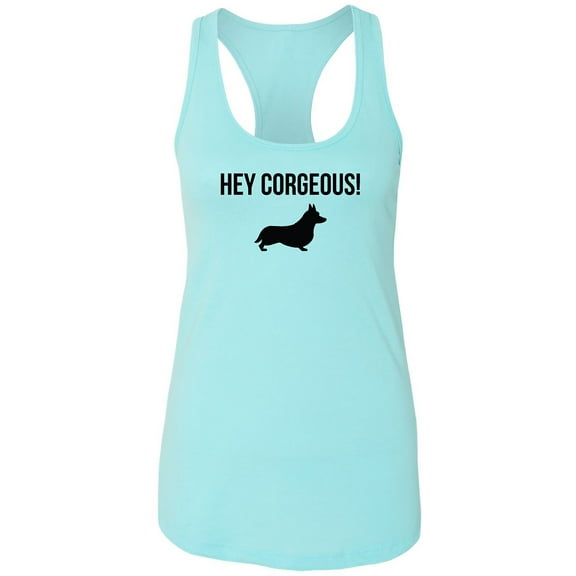 Hey Corgeous! Racerback Tank