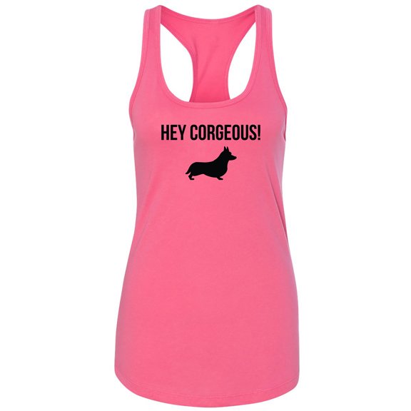 Hey Corgeous! Racerback Tank