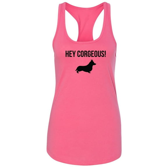 Hey Corgeous! Racerback Tank