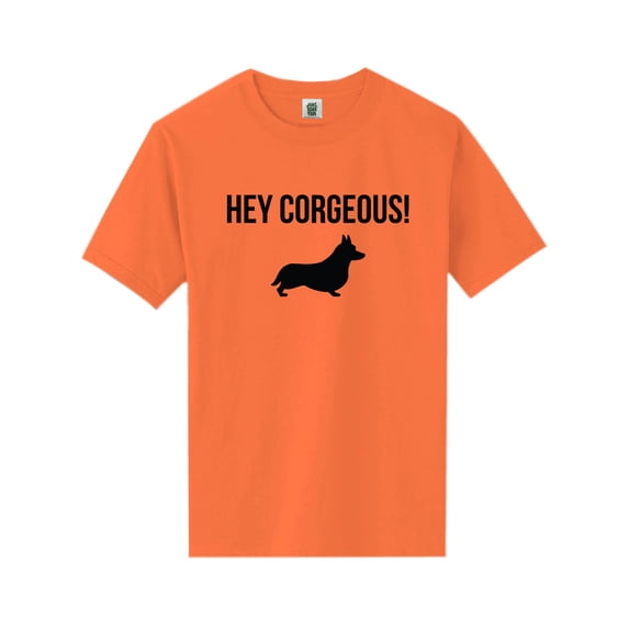 Hey Corgeous! Short Sleeve Neon T-Shirt