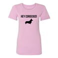 thumbnail image 1 of Hey Corgeous! Womens crewneck tee, 1 of 3