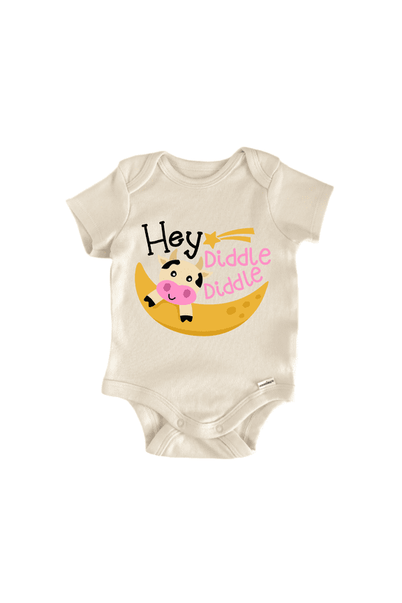 Hey Diddle Diddle Nursery Newborn Baby Bodysuit