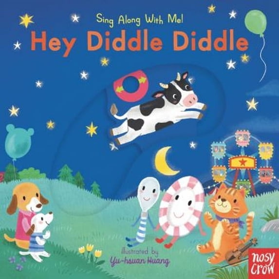 Pre-Owned Hey Diddle Diddle: (A Classic Nursery Rhyme Board Book with Interactive Sliders and Qr Code for Instrumental and Vocal Versions - For Babies and Toddl (Board book) 1536227625 9781536227628
