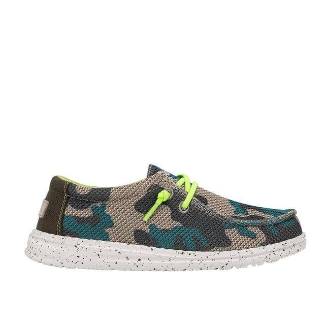 Hey Dude® Boy's Taupe Camo Wally Sox Slip On Shoes 130137034 - Walmart.com