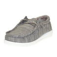 thumbnail image 1 of Hey Dude Boys   Walley Linen Stone Casual Shoe, 1 of 5