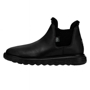 Hey Dude Branson Boot Craft Leather Women's Black Boot 8 M