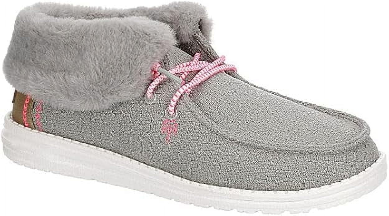 Hey Dude Girl's Britt Youth Fluo Grey Pink 11K