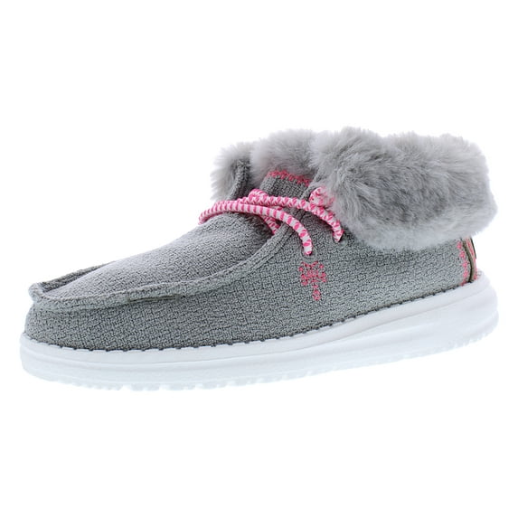 Hey Dude Girl's Britt Youth Fluo Grey Pink 13K
