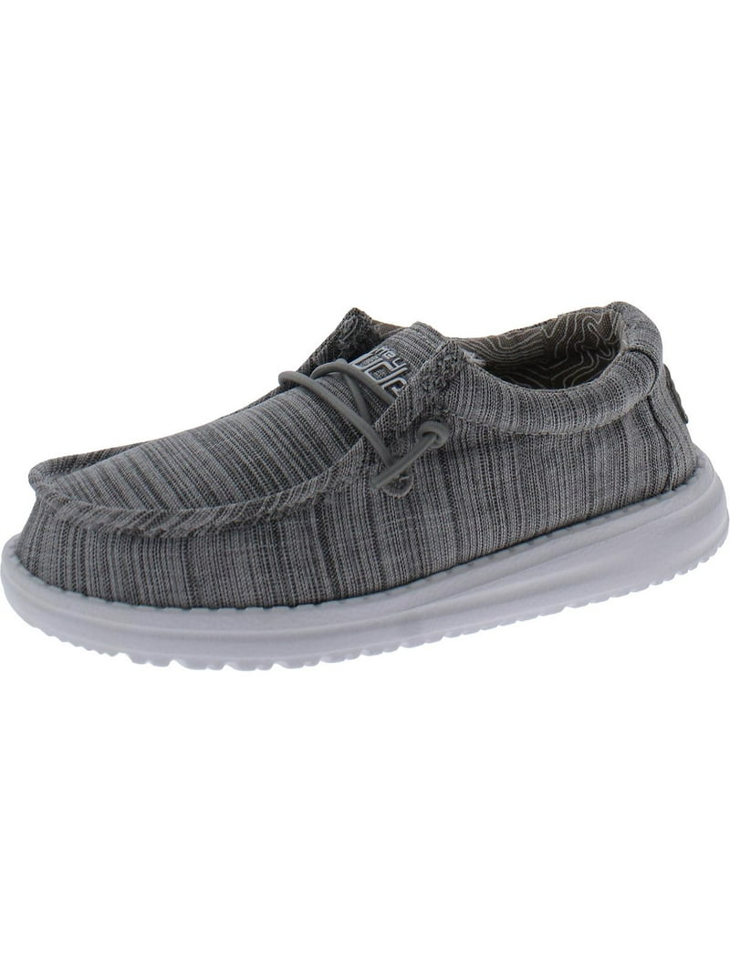 Hey Dude Girls Wally Canvas Slip On Moccasins - Walmart.com display picture 1