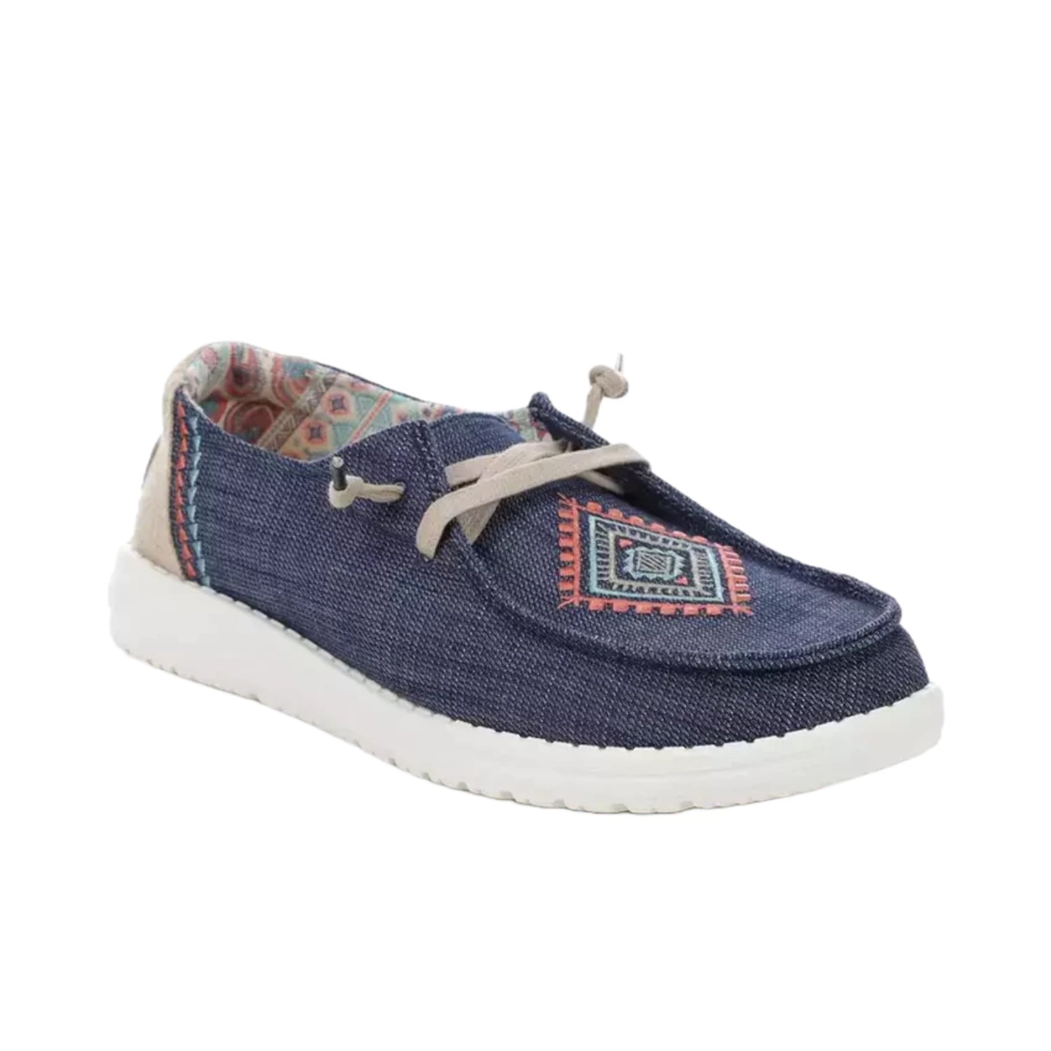 Hey Dude® Ladies Wendy Boho Ocean Blue Slip On Shoes 121412729 0961