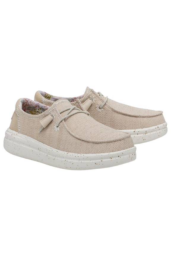 HEYDUDE Women's Wendy Rise Stretch Dove Size 6 | Women's Shoes | Women's Slip On Shoes | Comfortable & Light-Weight