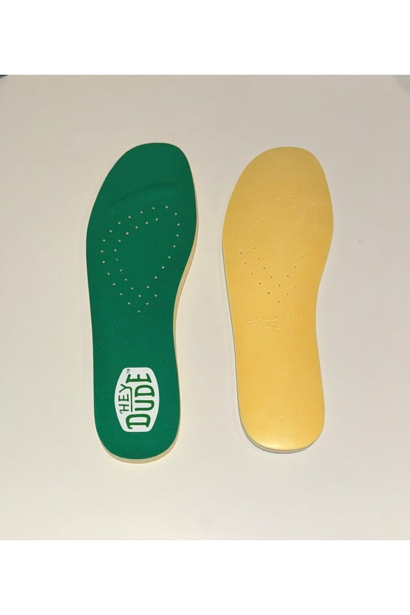 Men's Classic Color Insoles Green Size 14 | Men's Shoes | Men Slip-on Insoles | Comfortable & Light-Weight